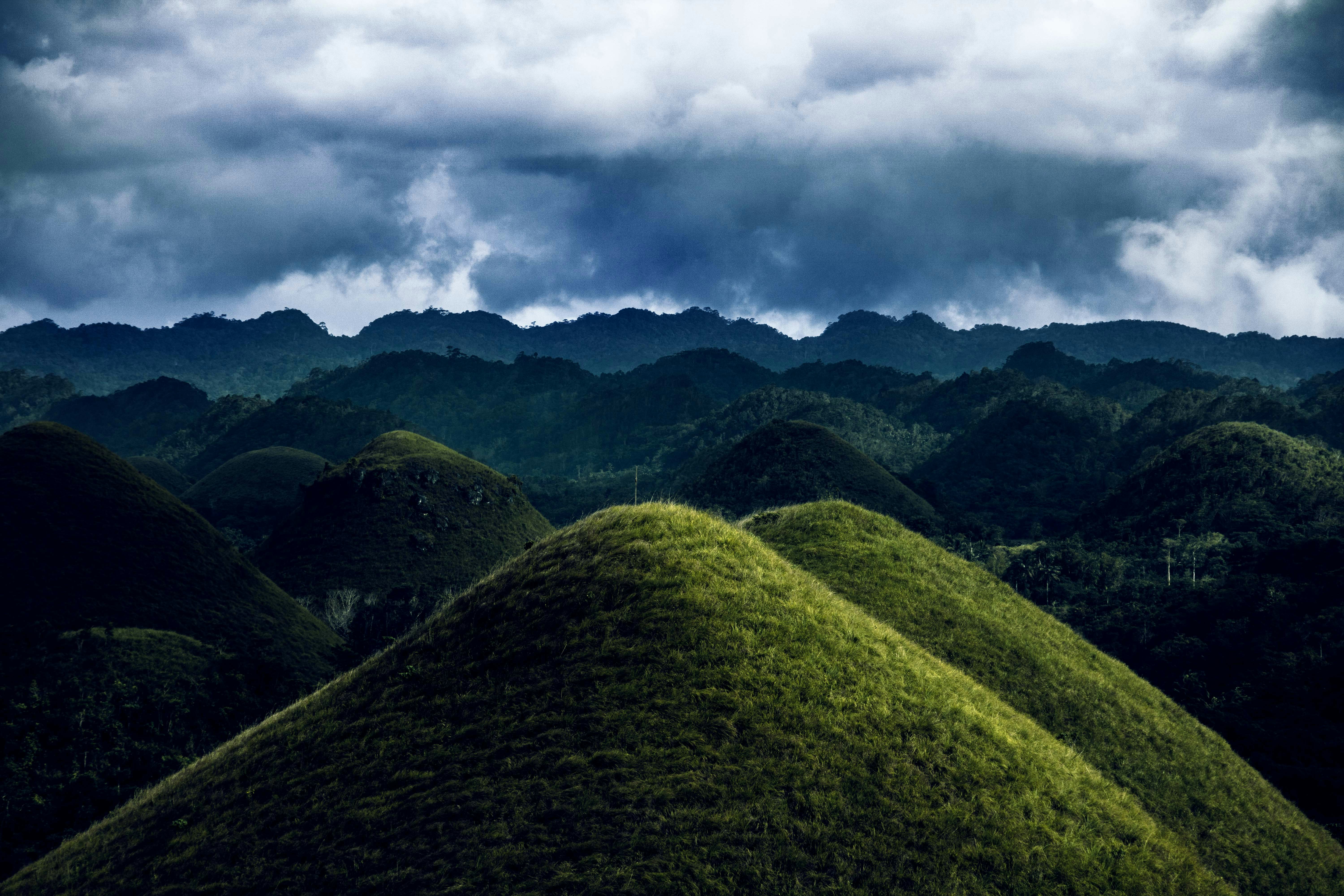 Chocolate Hills in Bohol, the Philippines