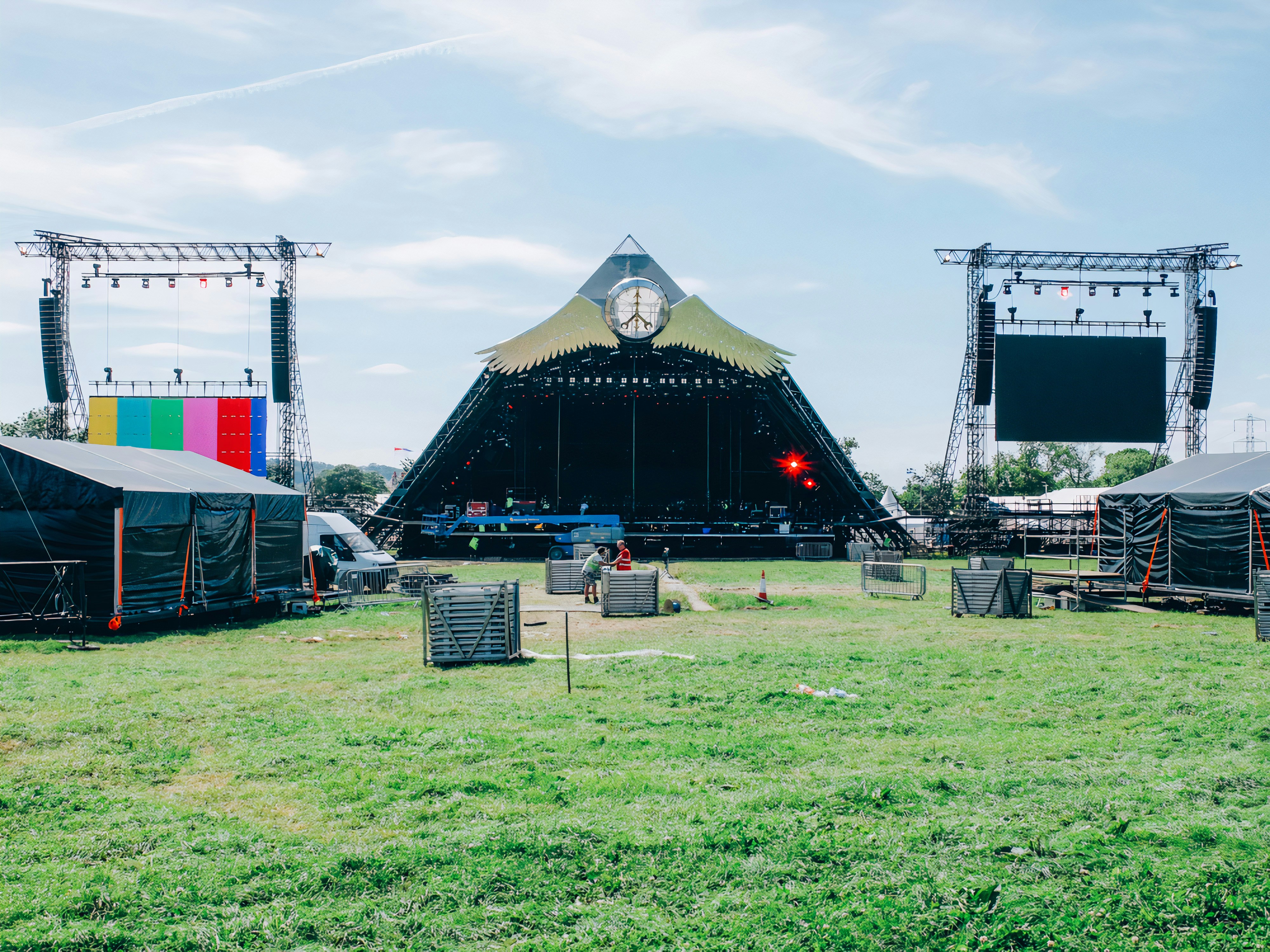 Glastonbury Festival in England