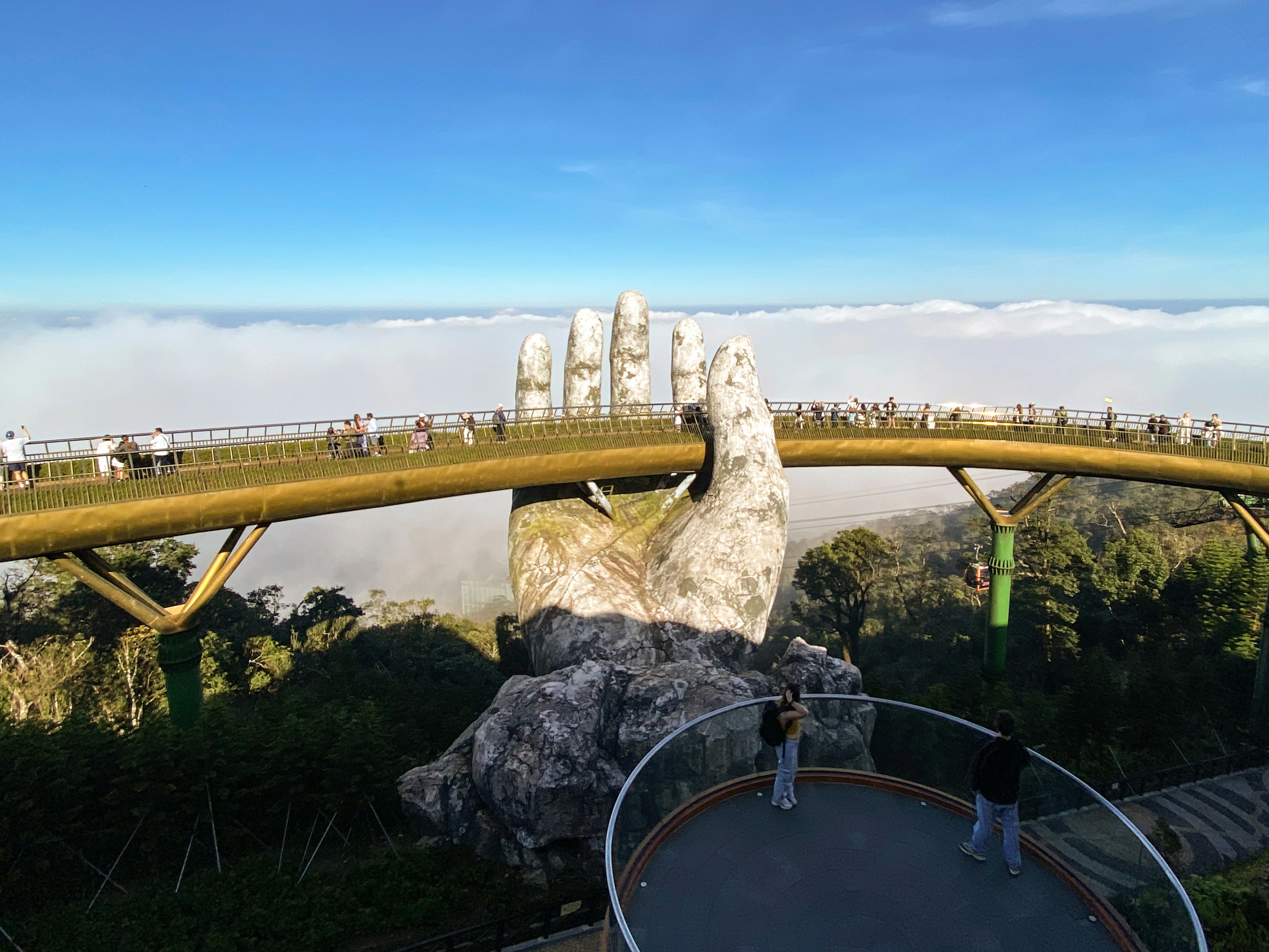 Golden Bridge in Vietnam