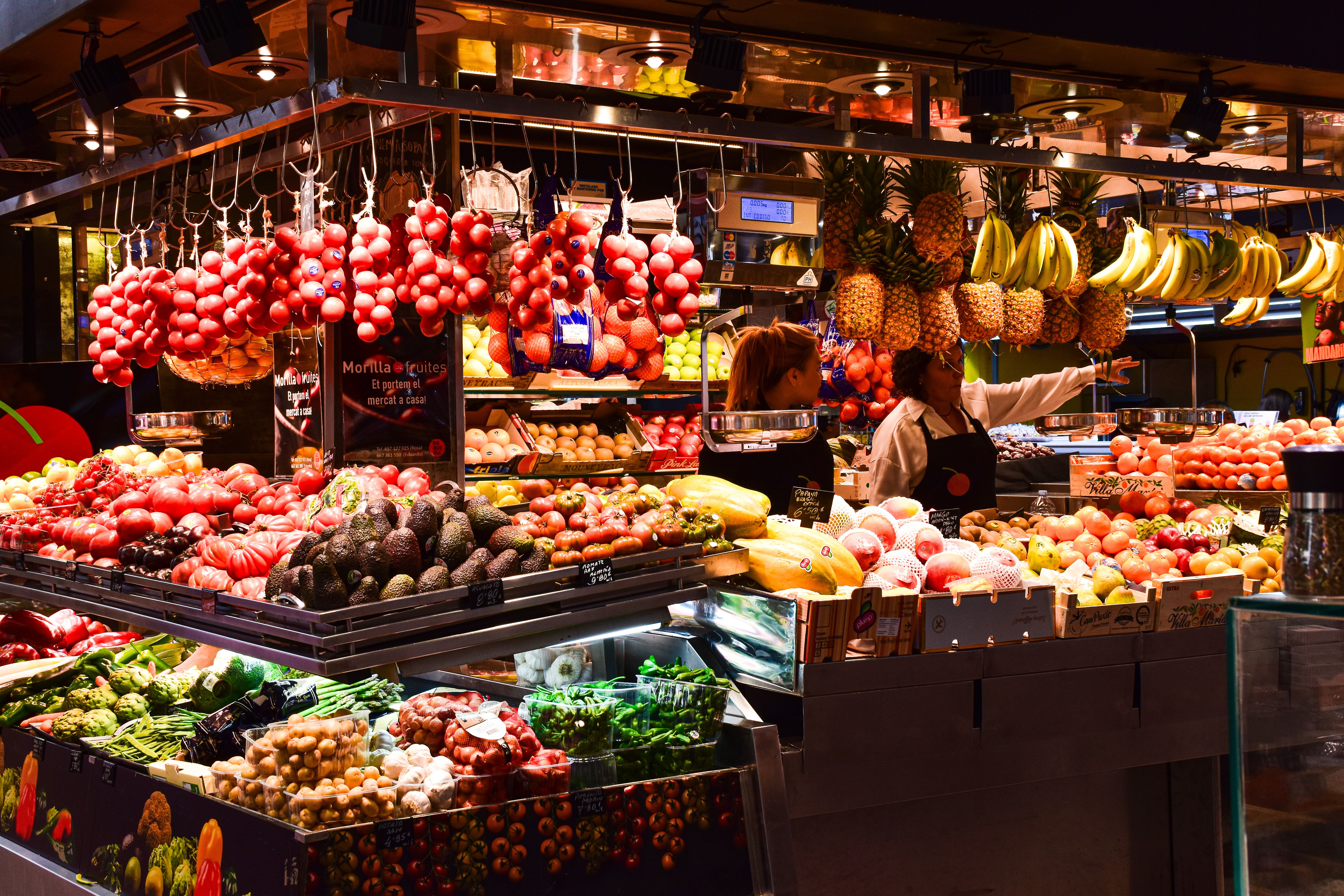 La Boqueria Market in Spain