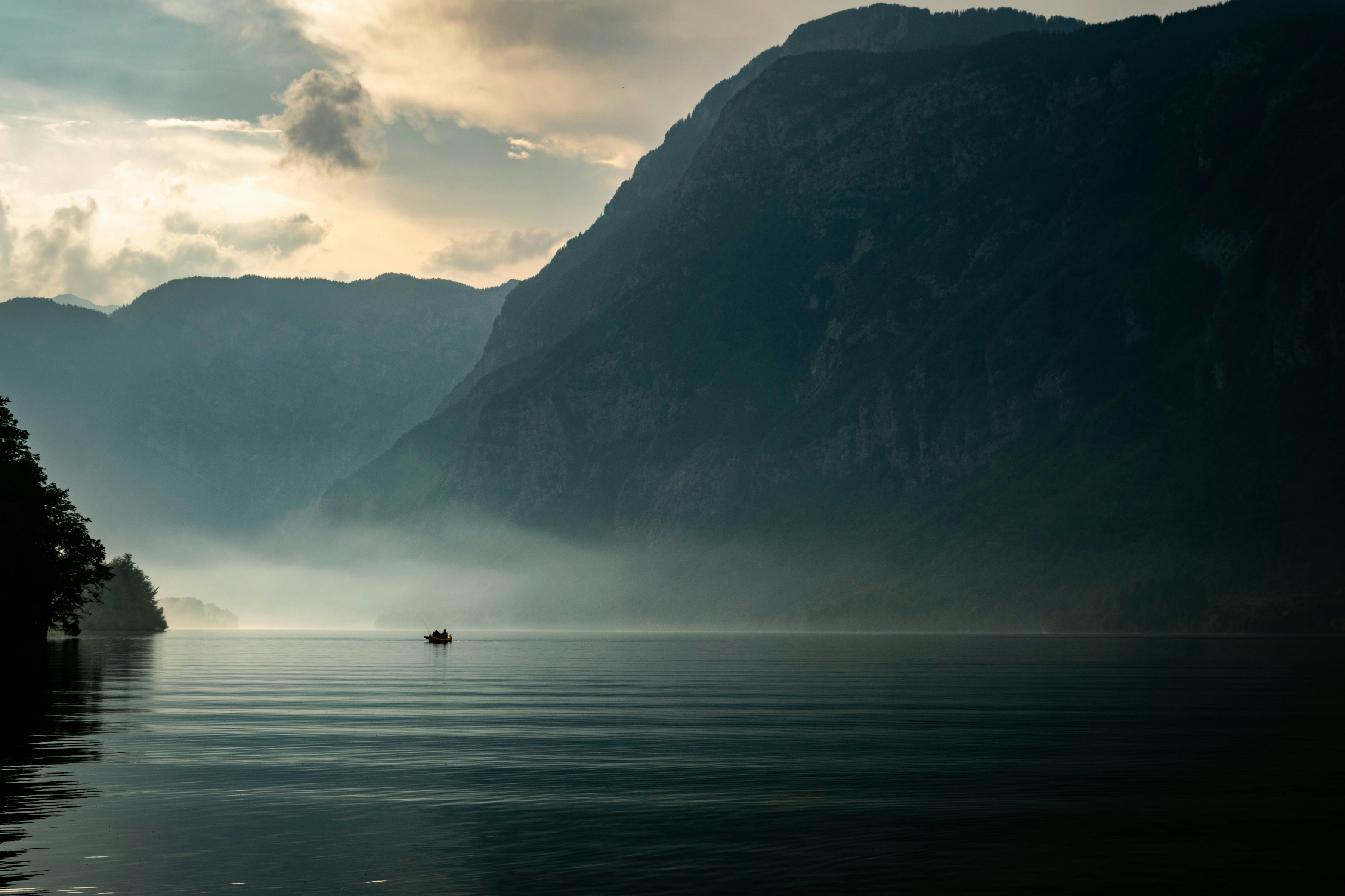 Lake Bohinj in Slovenia