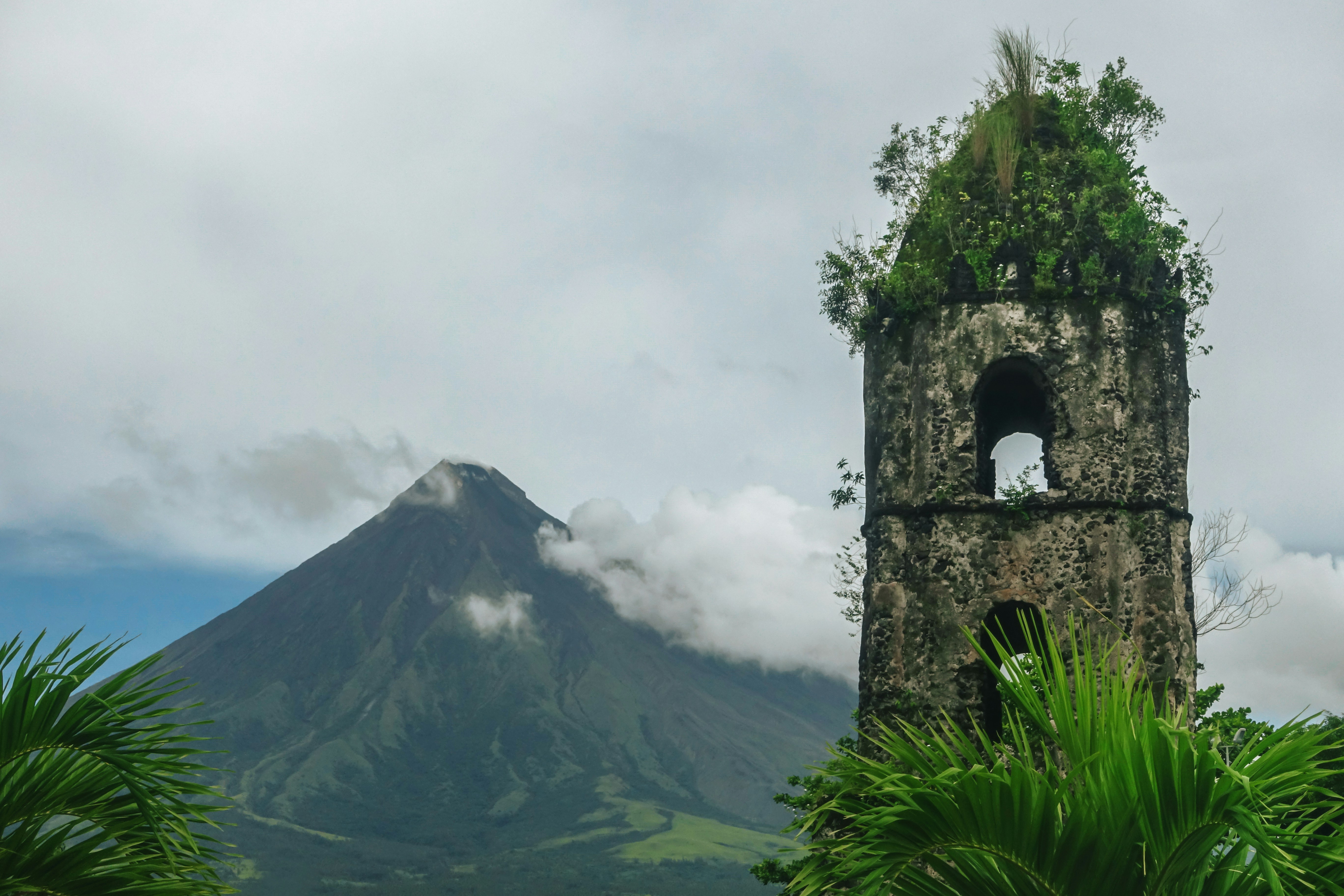 Mayon Volcano in the Philippines