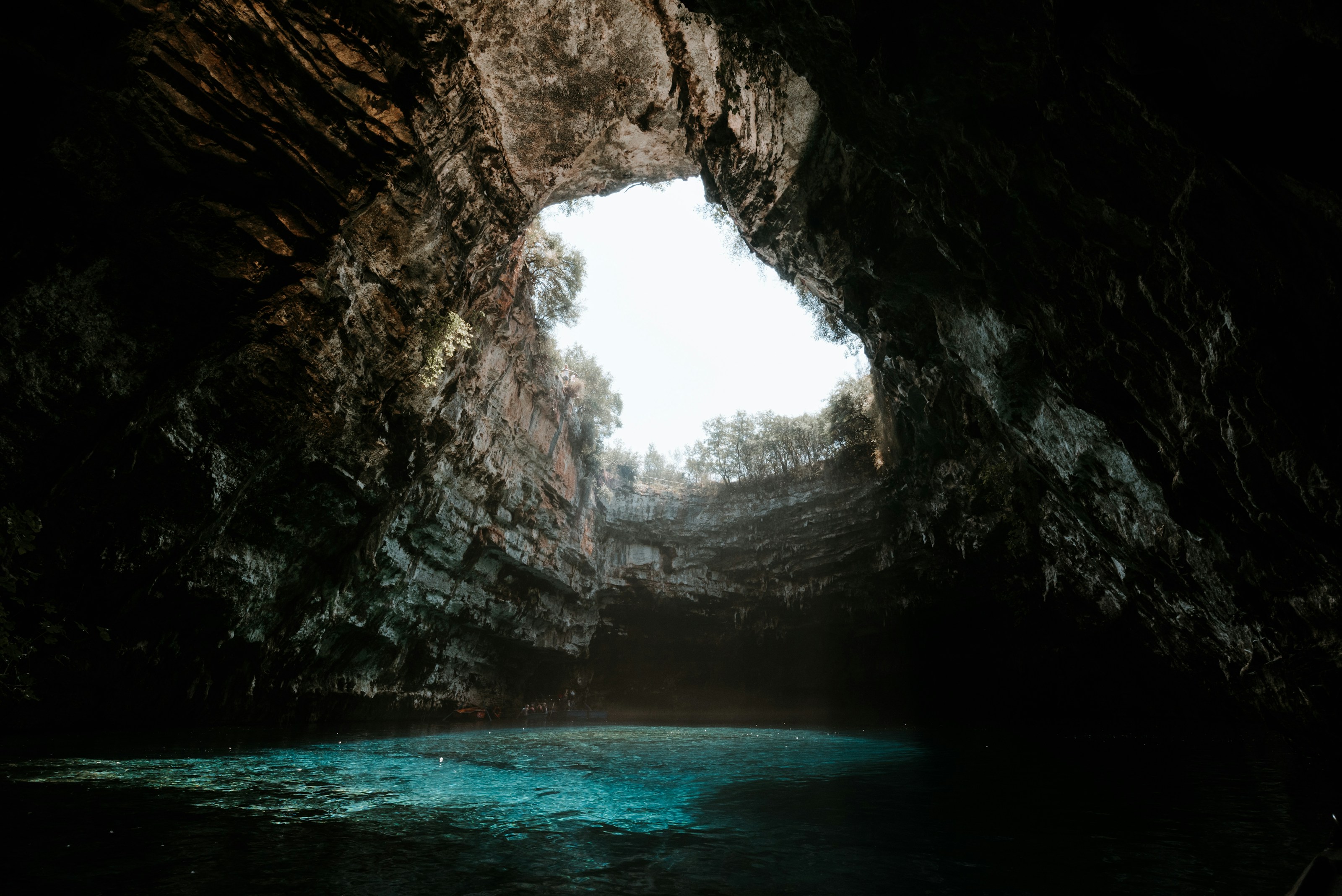 Melissani Cave in Greece