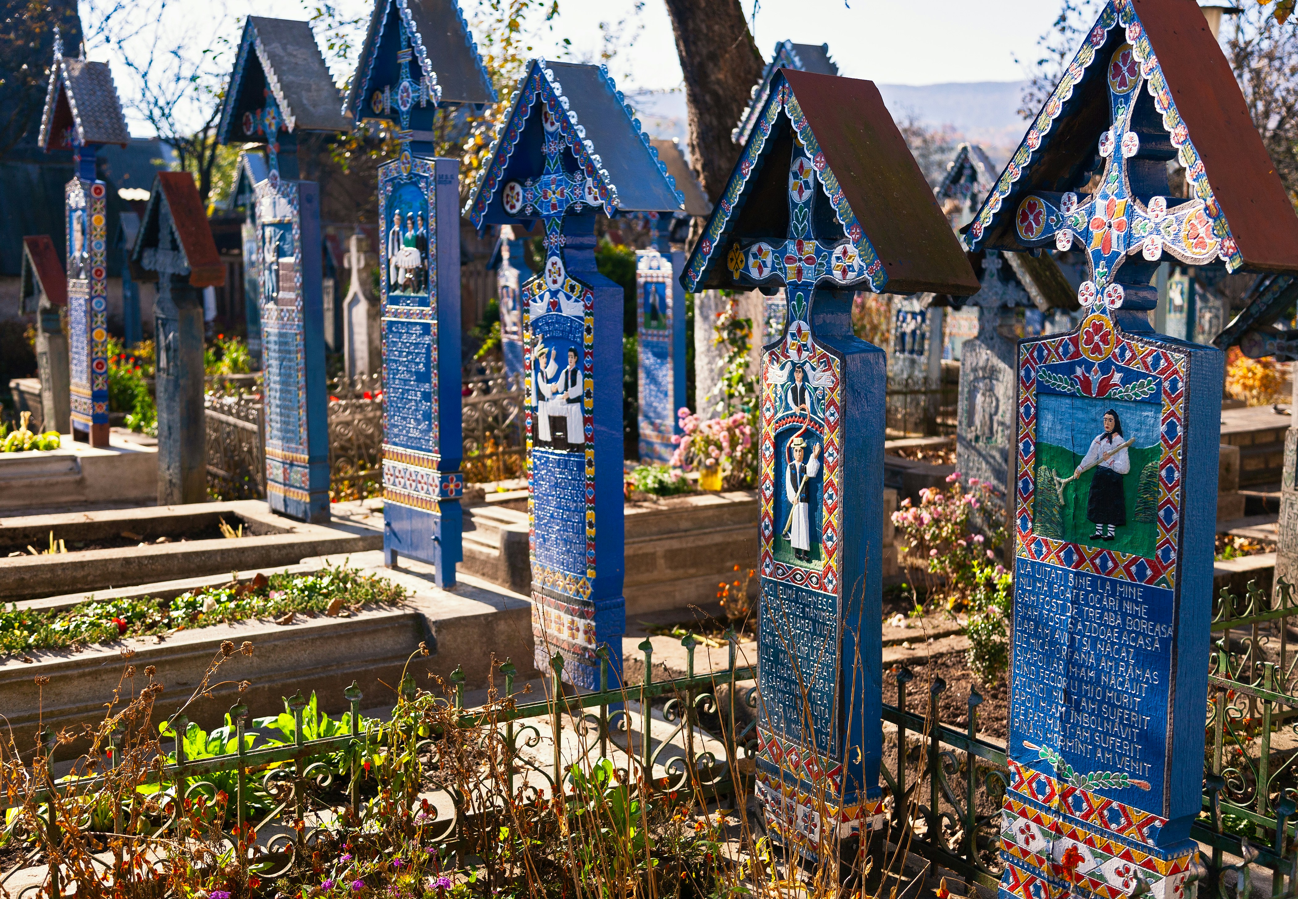 Merry Cemetery in Romania