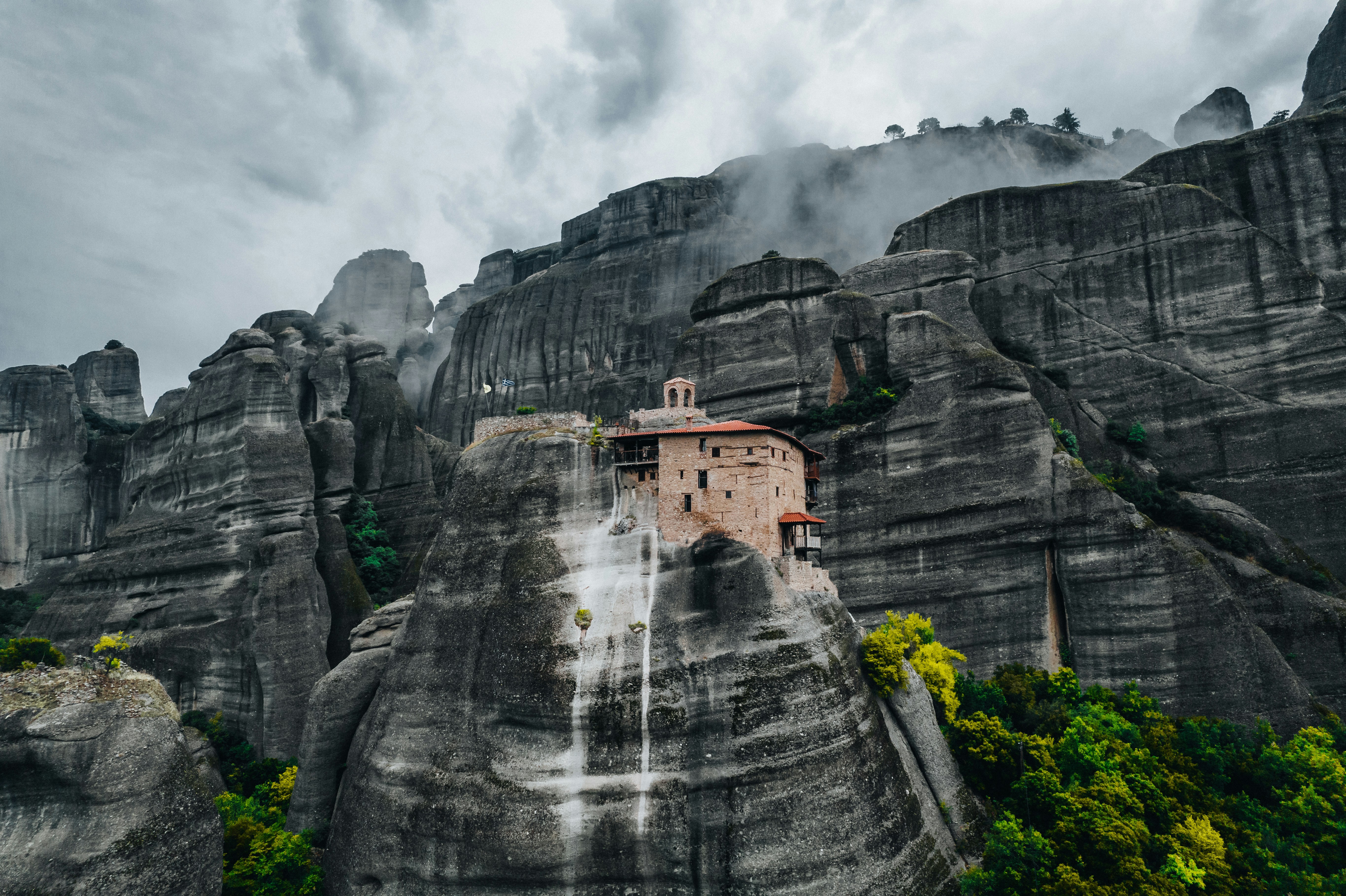 Meteora monasteries in Greece