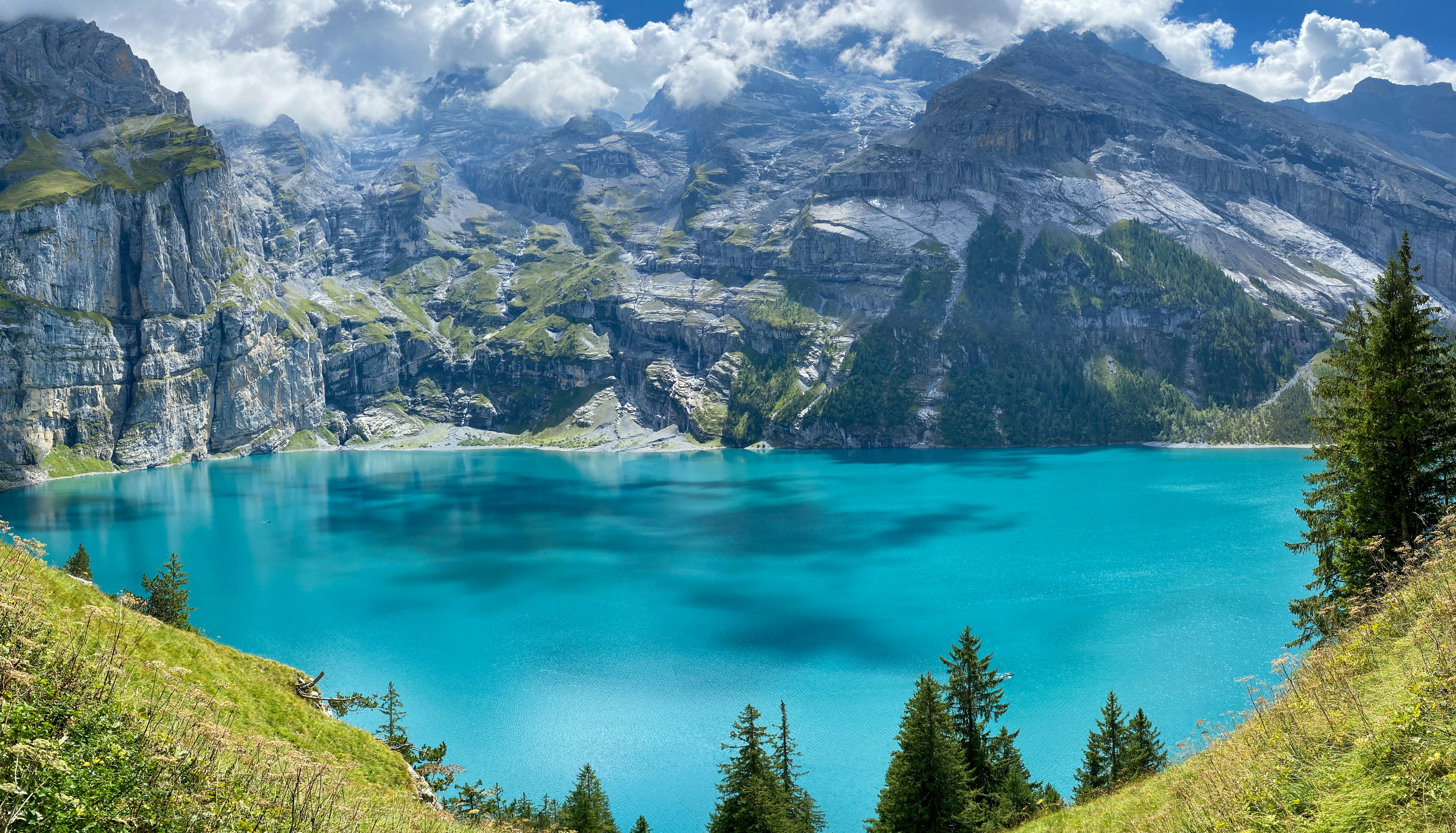 Oeschinen Lake in Switzerland