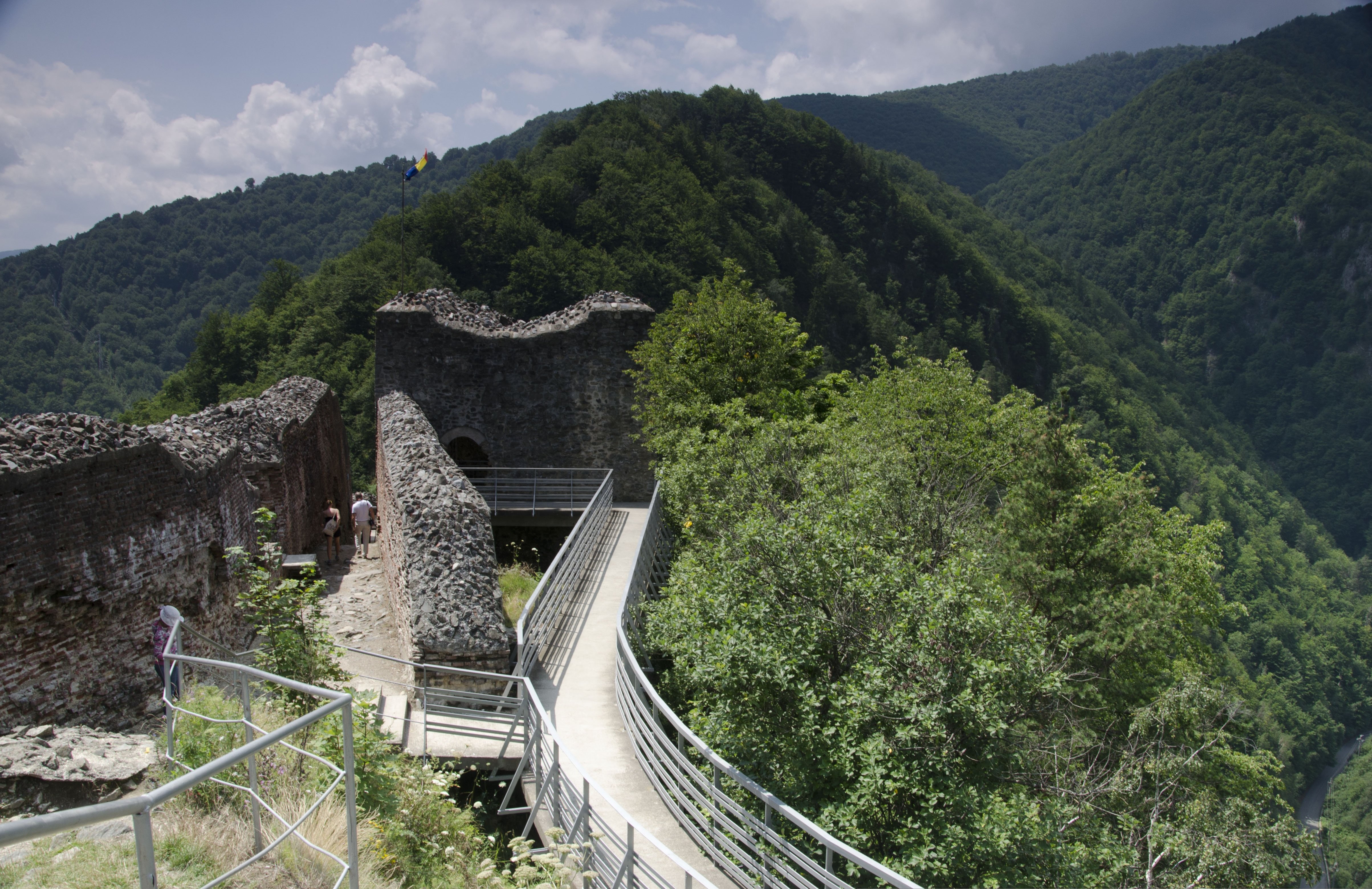 Poenari Castle in Romania