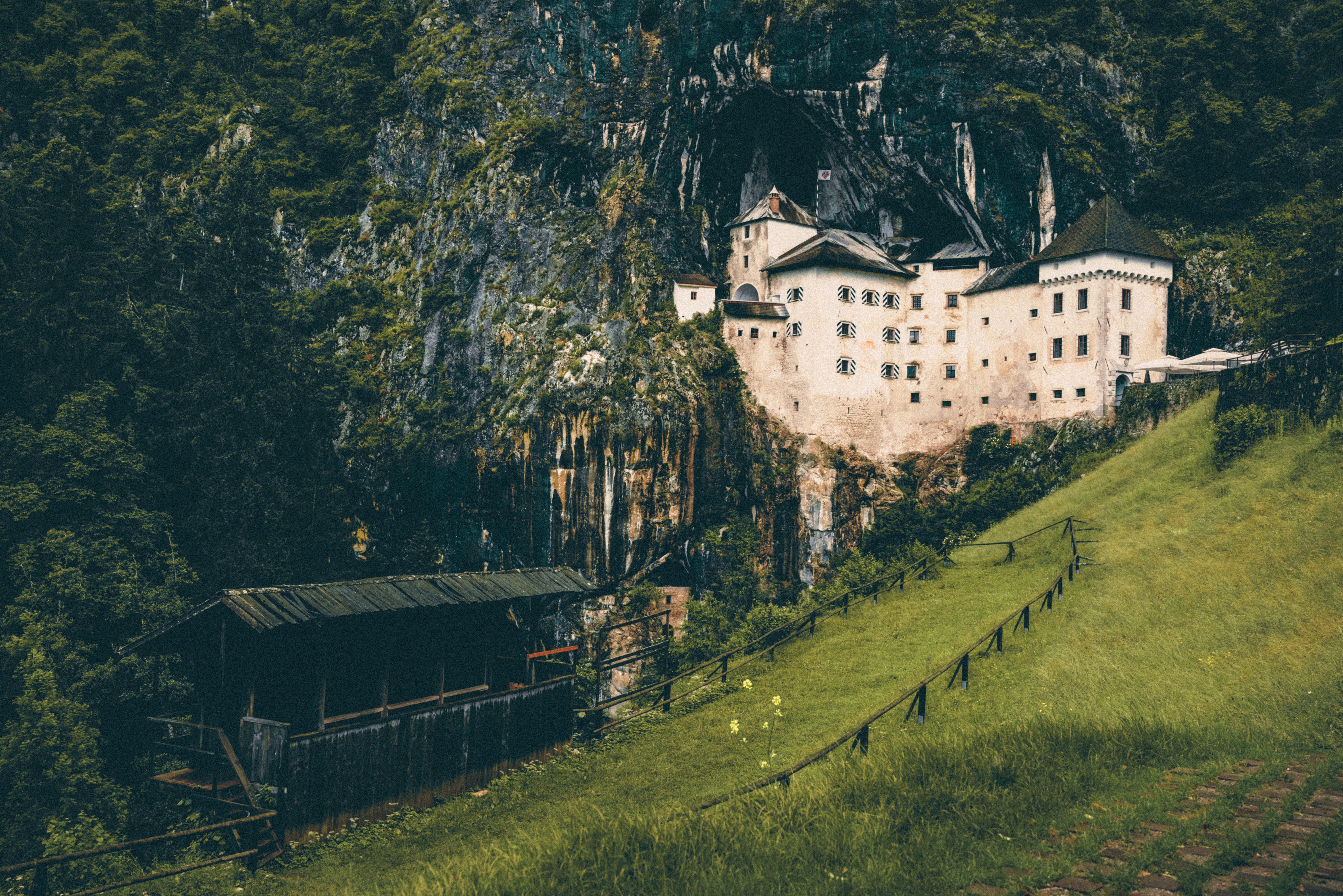 Predjama Castle in Slovenia
