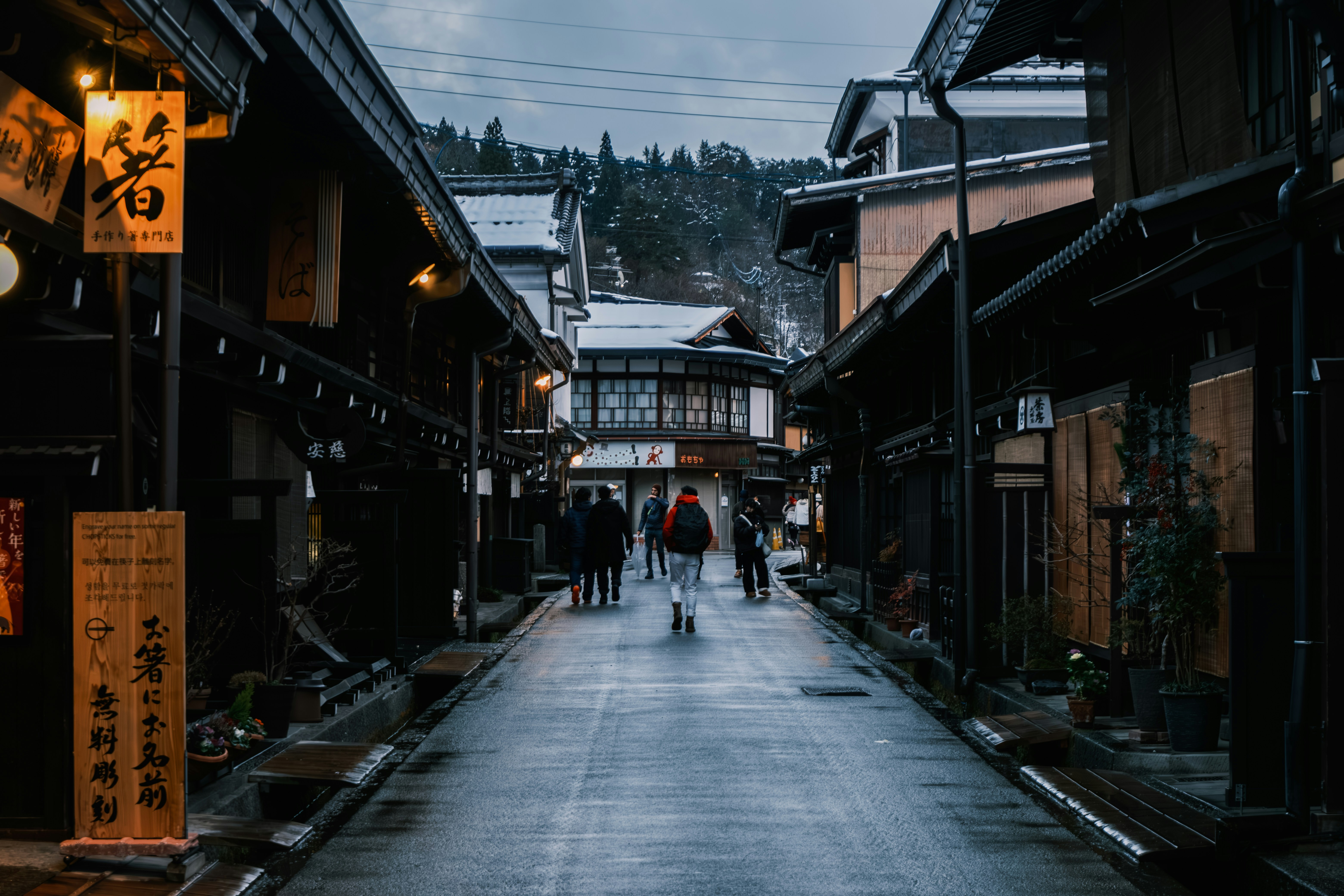 Takayama historic district in Japan