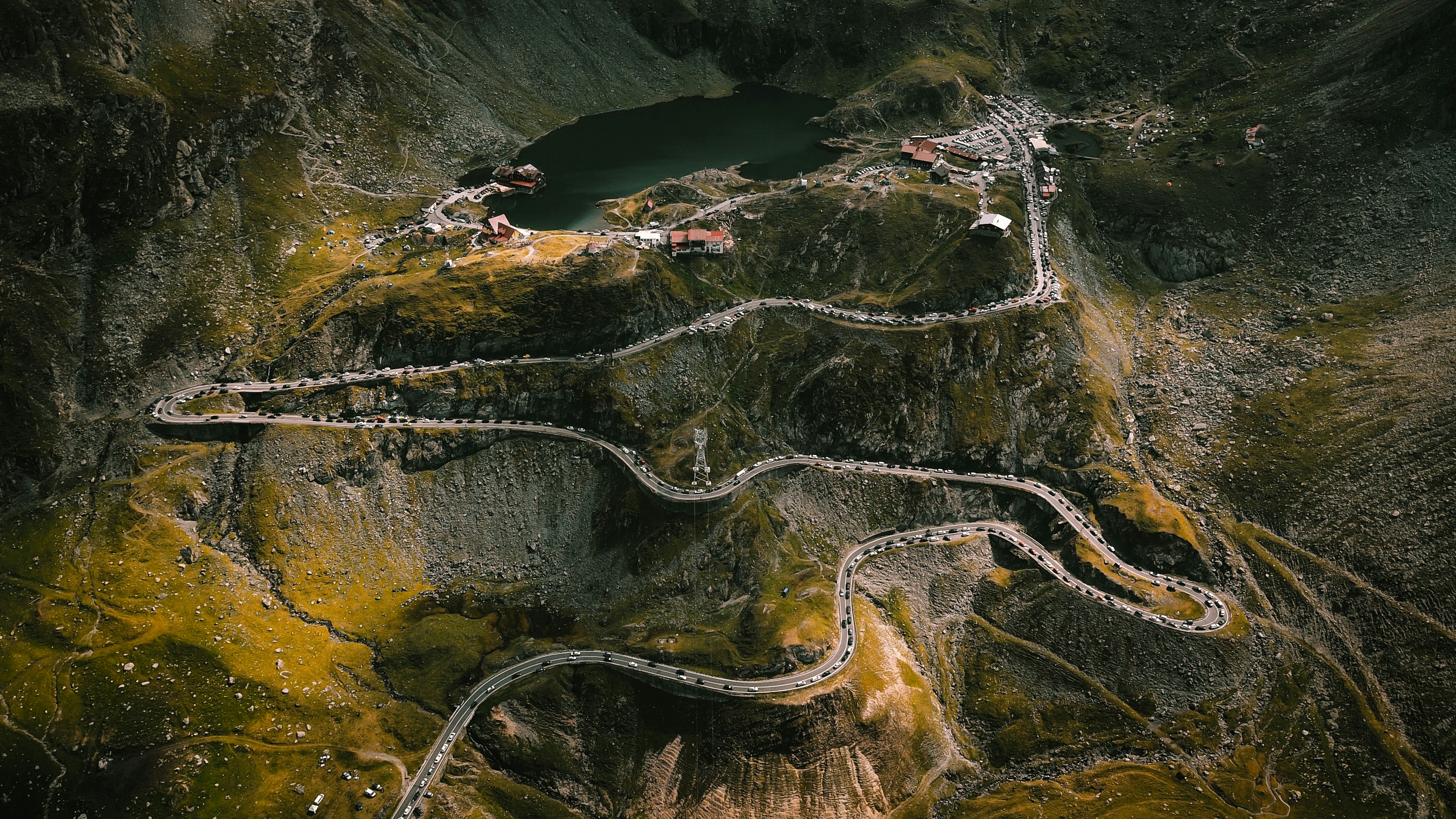 Transfăgărășan Highway in Romania
