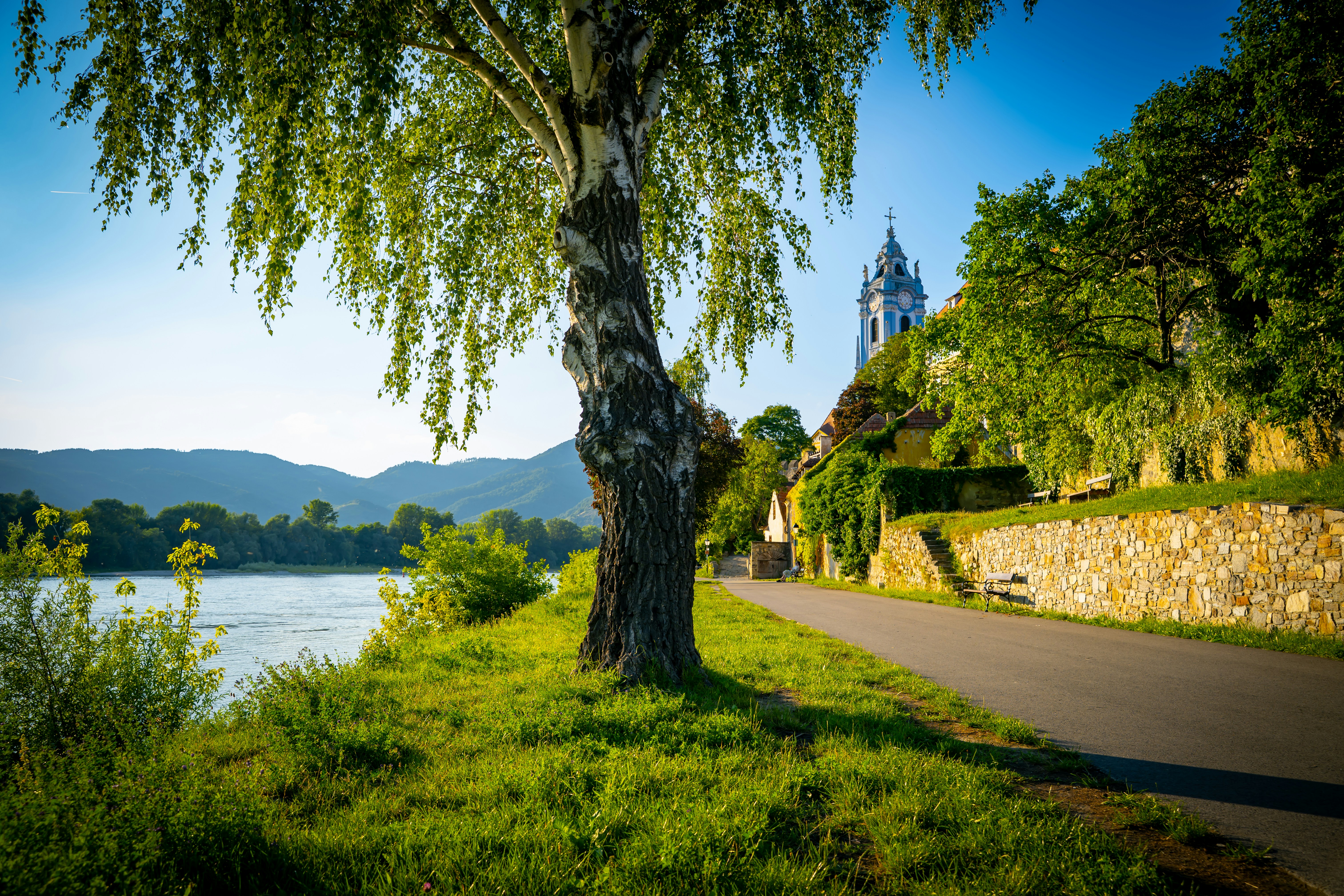 Wachau Valley Danube Cycle Path in Austria