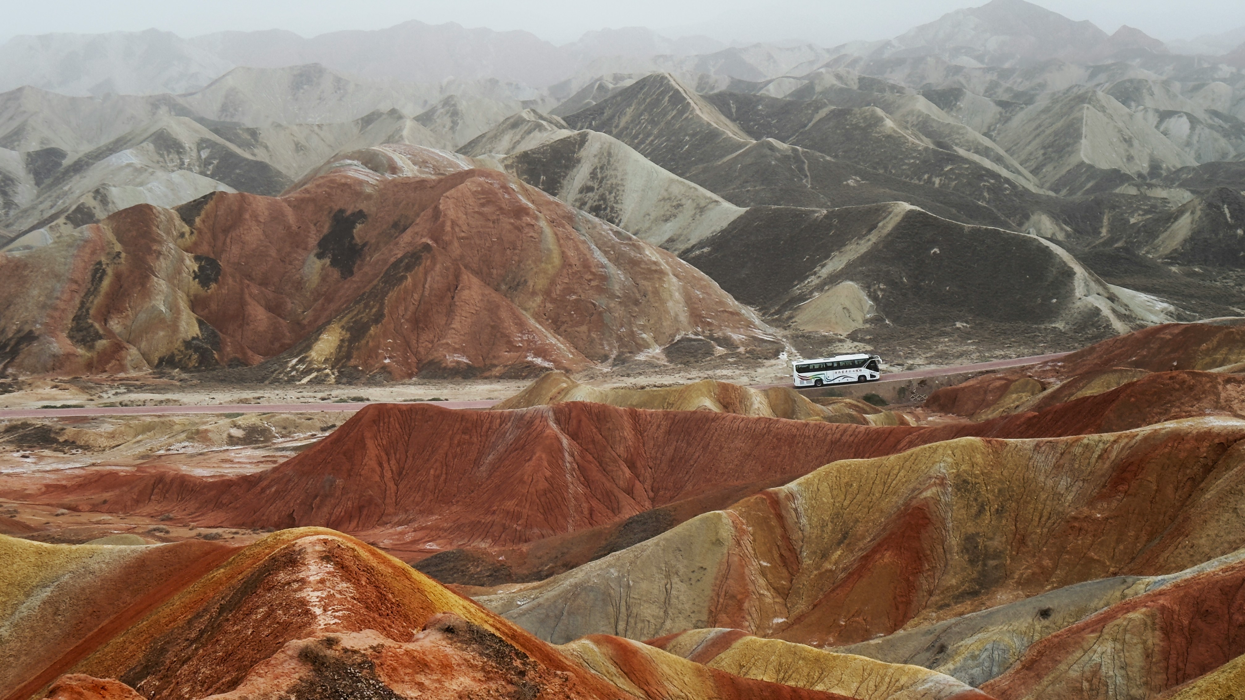 Zhangye Danxia landform in China